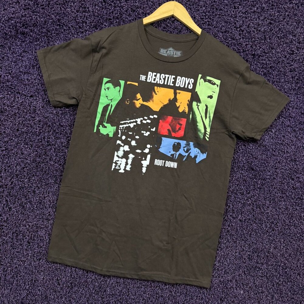 Beastie Boys Root Down brown T-Shirt Size Medium - Picture 3 of 4